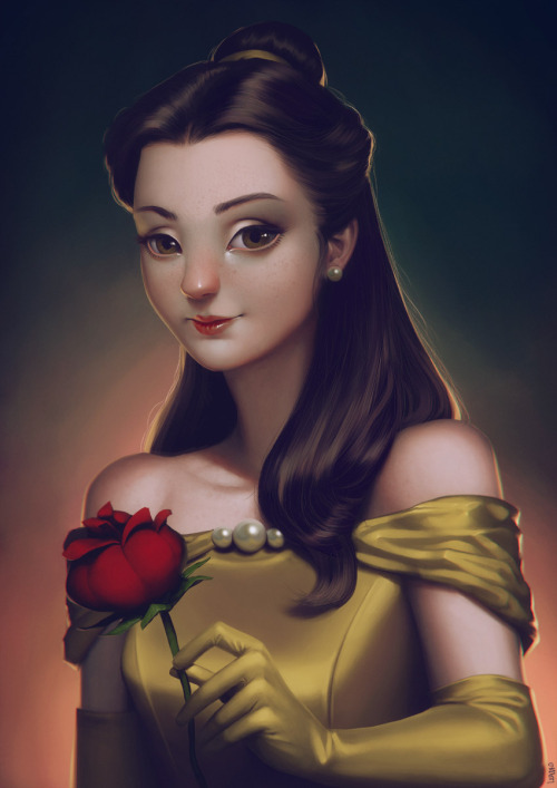 Belle, from Beauty and the Beast.