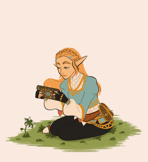 I’ve been really enjoying botw so here’s Zelda cause she’s really great