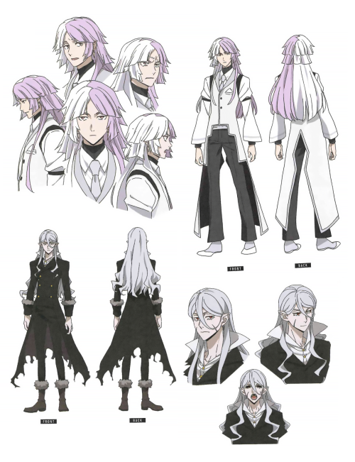 Bungou Stray Dogs Season 4-5 Characters Sheets From Official Guidebook Gongeroku. Scanned By Me.