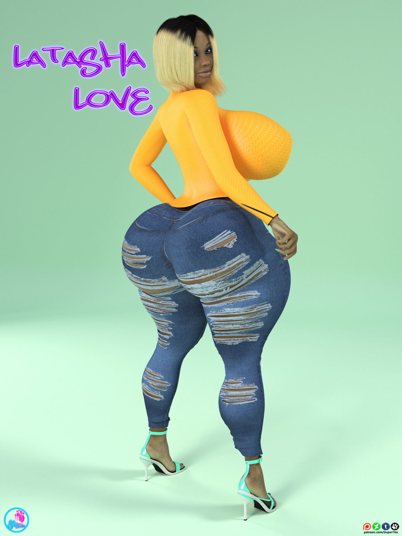 carmessi:  supertitoblog:  Meet a brand new ST babe “Latasha Love” This character