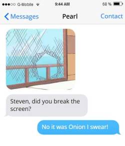 Textsbetweengems:  Pearl Yes  This Gives Me The Mental Image Of Pearl Sitting On