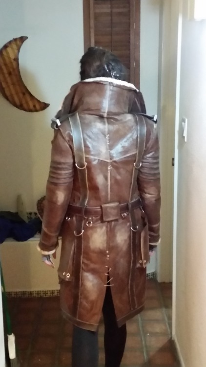 Back view of Maxson’s Battlecoat