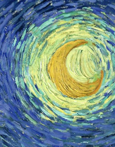 logija:  moon by Vincent Van Gogh (details) 