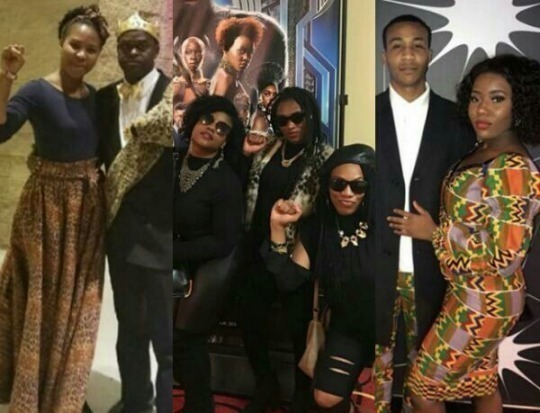 littleblackchats: starsberrisnunicorns:   They thought we were playing 😂     A post shared by The Shade Room (@theshaderoom) on Feb 16, 2018 at 5:57am PST  Bonus 😏:👑#BlackPantherSoLit🔥#WakandaForever✊🏽   FUCKING LOVE THIS 