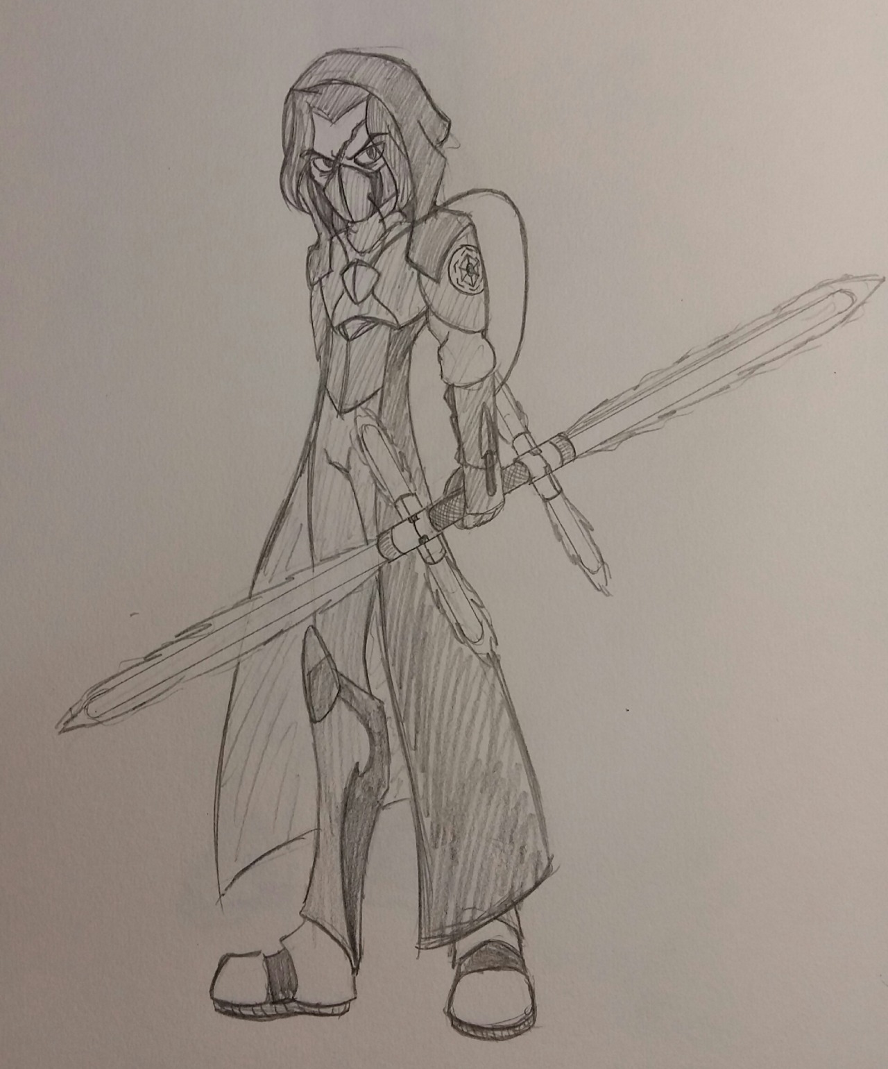 Darth Khengel, my edgy Star Wars fan character. I&rsquo;ve been getting into