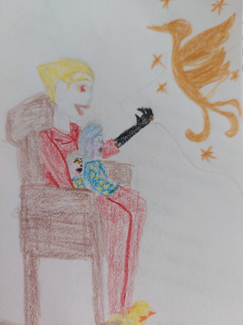 Some Fan Art Of @goldenamaranthe-blog 's Apple Seed Au.