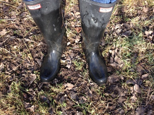 Black Hunter wellies Mmmmm