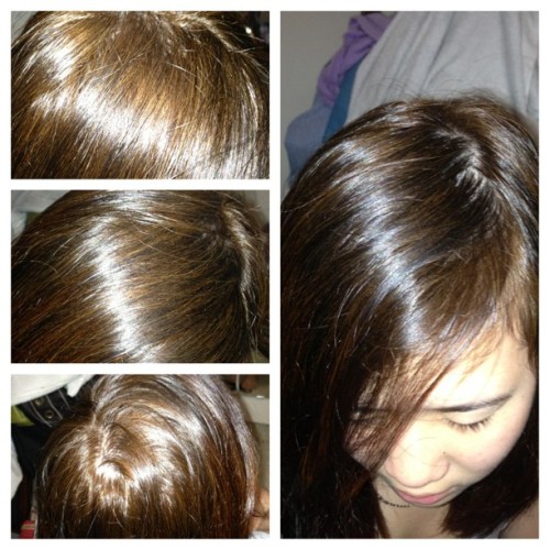 Thanks Kiu for being my costumer today, hope you enjoy your brownish blonde “mini high lights”