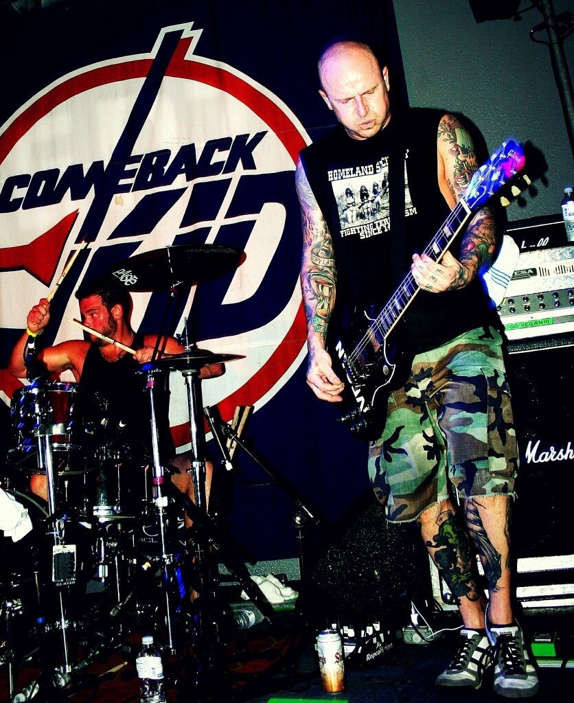 Comeback Kid at Red 7 &ldquo;Shirts for A Cure 2012&rdquo;. Taken by Gerardo