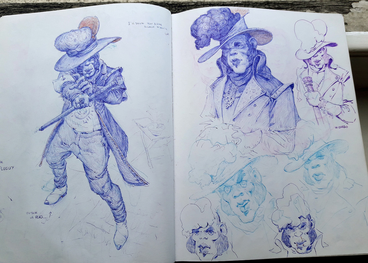 quarkmaster:    Sketchbook dump 02  