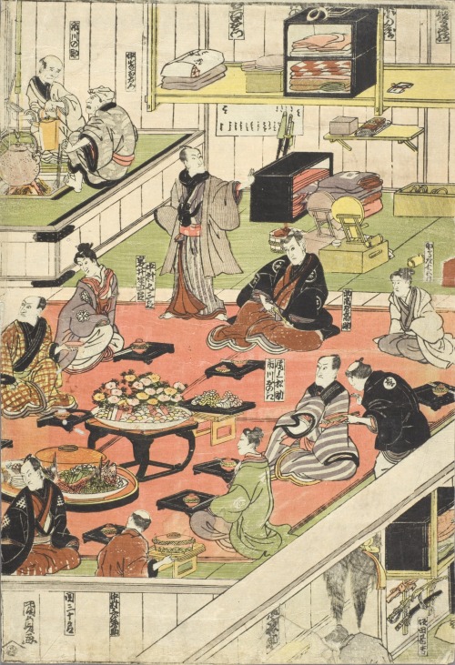 Ukiyo-e Day: Backstage at an Edo Kabuki Theater, Utagawa Kunisada, 1810s