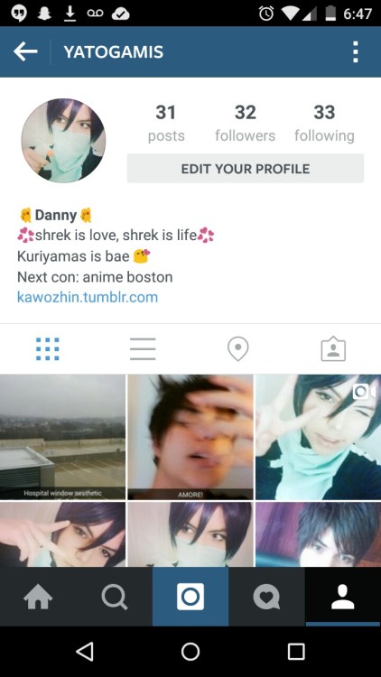 Follow my insta @yatogamis n ill follow u back