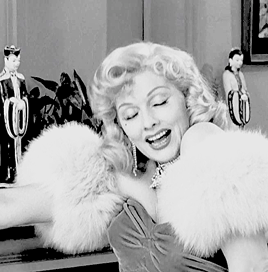 salmineos:   Ethel: Hey, who are you supposed to be?Lucy: Guess!Fred: Humphrey Bogart