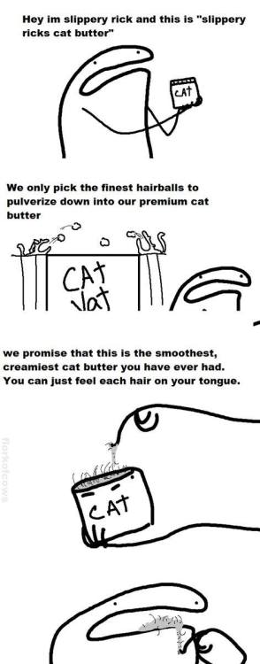 flork-of-cows-unofficially: cat butter