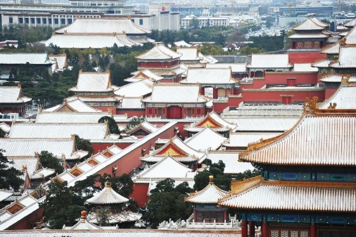 Beijing snow by 李松江 and 喂妖.