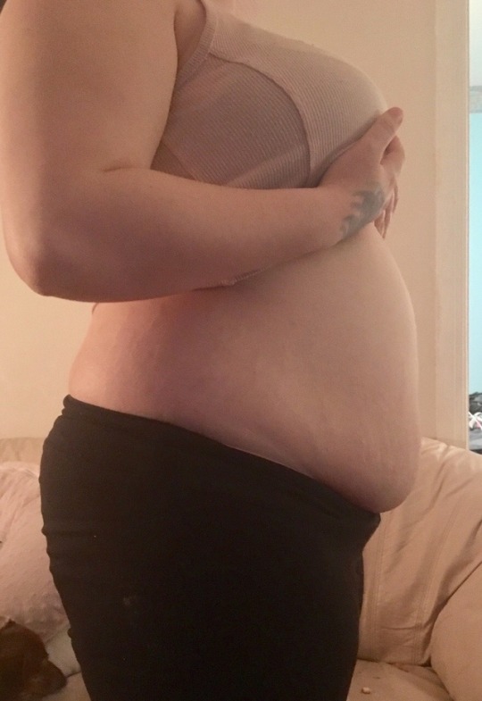 mychubbyqueen:  Bout a year ago up till now. Tease her for being such a fat piggy 🐷 