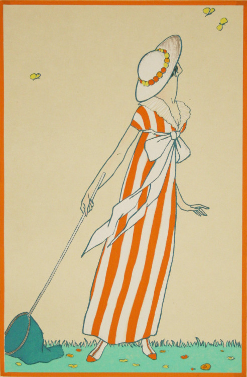 Les Papillons = ButterfliesGeorges Lepape (French; 1887–1971)1912Pochoir illustration printed on Jap
