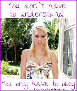 the-modern-female: You don`t have to understand,