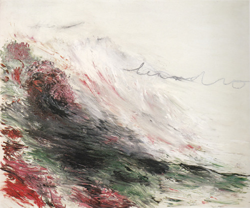 artist-twombly: Hero and Leandro (A Painting in Four Parts) Part I, 1984, Cy Twombly