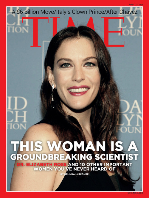 mediavengers:TIME Magazine, March 18, 2013Betty Ross is on the cover of TIME despite refusing to do 