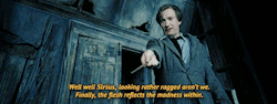 darlingcap:  for the first time in twelve years - Sirius and Remus reunion scene 