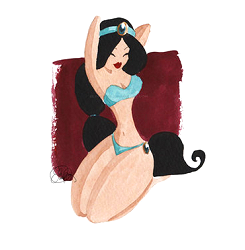 Porn Pics thedisneyprincess:  Disney Princess Pin Ups