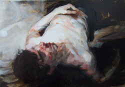 redlipstickresurrected:  Meghan Howland (American, b. 1985, Haverhill, MA, USA) - Untitled, 2011  Paintings: Oil on Canvas 