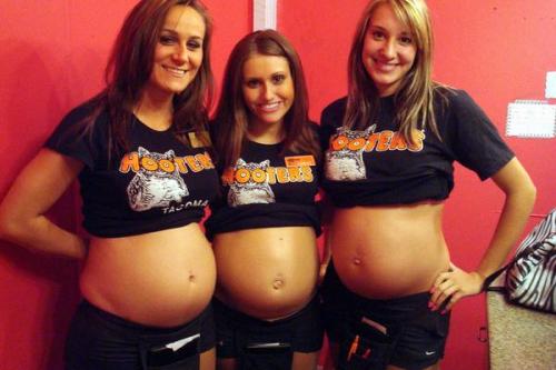 bkcomments - preggogirl - Pregnant Hooters girls. Could you guys...