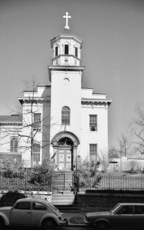 Holy Trinity Catholic Church, Georgetown, Washington, DC, 1973.As it was founded when a part of Mary