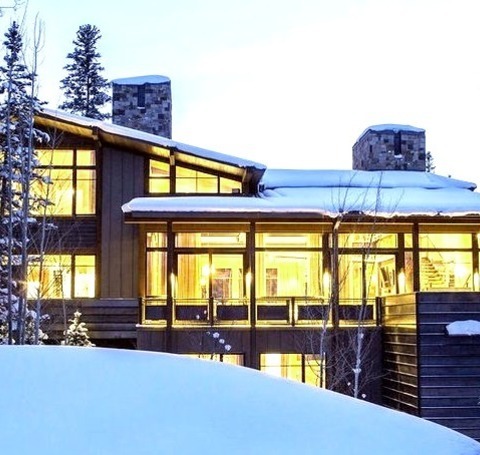 Siding In DenverA Large, Minimalistic Brown, Three-story Mixed Siding Home As An Example Of An Exterior