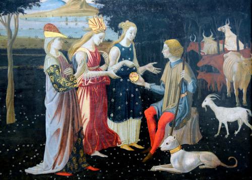 “The Judgment of Paris” by the Master of the Argonaut Panels, c. 1480