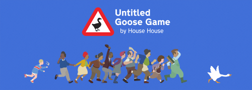 arcade-crusade: It’s a lovely morning in the village, and you are a horrible goose. Untitled G