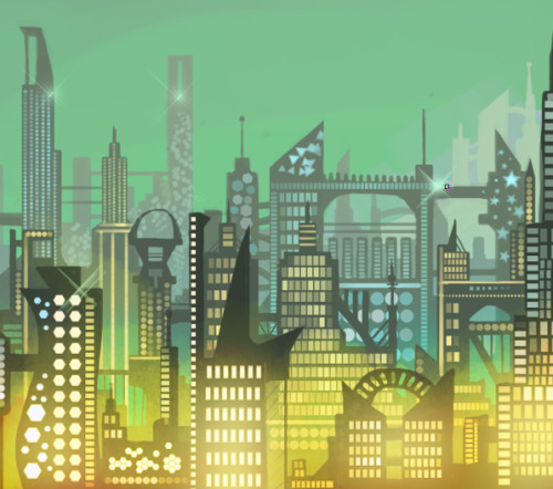 My First Attempt At A Cityscape, I Think I Was Around 13?