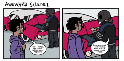 fakeahcomics:  #010 - Awkward Silence 