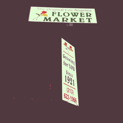 #laflowermarket #work #downtownla