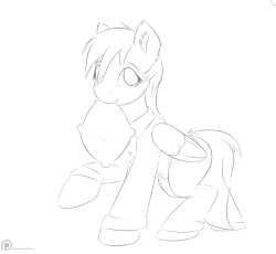 alasou:  Derpy ready to bed. That’s a pony