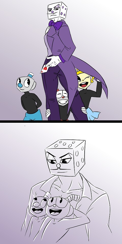 sws37sisters on X: I think king dice didn't know about it 🤭❤️ I hope you  like it❤️❤️😉😉 #cupheadfanart #mugman #kingdice #ArtistOnTwitter  #cupheadshow #cuphead  / X