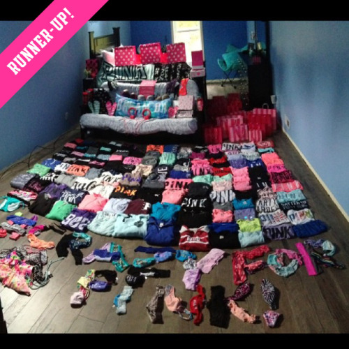 This is one crazy PINK fan! Congrats to our runner-up winners! Check out this one and other crazy-aw