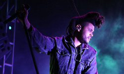 infatuatedbythefamestatus:  The Weeknd performs at Museum of Modern Art on June 2, 2015.