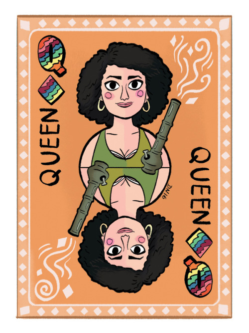 “A Pair of Yas Queens.” My piece for the Broad City themed art show happening on September 30th!  ht