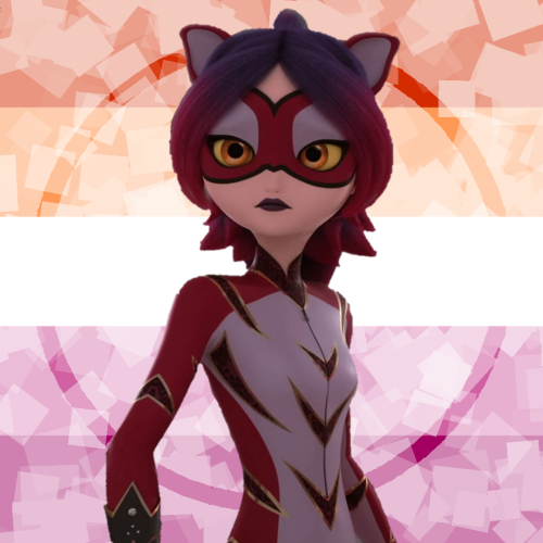 Pride 2022: Lesbian + French Miraculous Superhero IconsPlease reblog and credit me if you use!