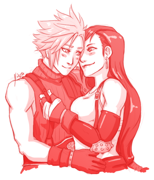 Thought I’d revisit some older ships for Valentine’s. FF7 was my first fandom and I thin