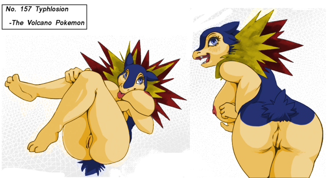 pokepornking:  Typhlosion for anon