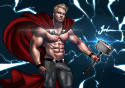 Jordenarts:  Thor!(Art By Jorden);)