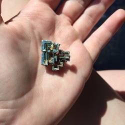 coldcomet:  beautiful bit of bismuth i bought