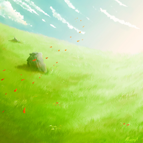 Still practicing drawing backgrounds ^-^Have a beautiful day!!