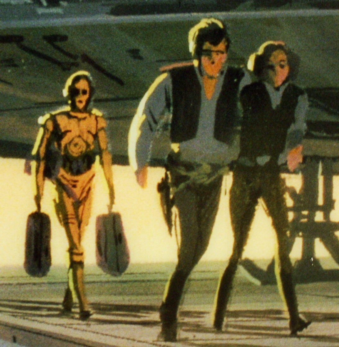 70sscifiart:
“ Poor Threepio. Forced to carry baggage even in the concept art.
”