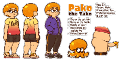 pakobutt:Lil ref for my octo sona!