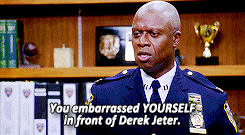 trashybooksforladies: request meme: brooklyn nine nine + favorite character  (asked by lukesdane)captain raymond holt “You’re gonna have to try a little harder if you want to scare me. I’ve been an openly gay cop since 1987, so you’re not the