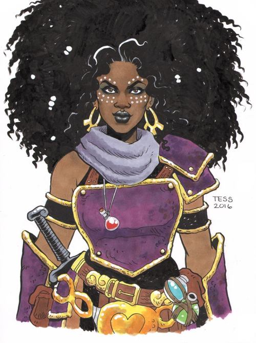 superheroesincolor:Rat Queens: Dee by Tess FowlerGet the comics now here[ Follow SuperheroesInC